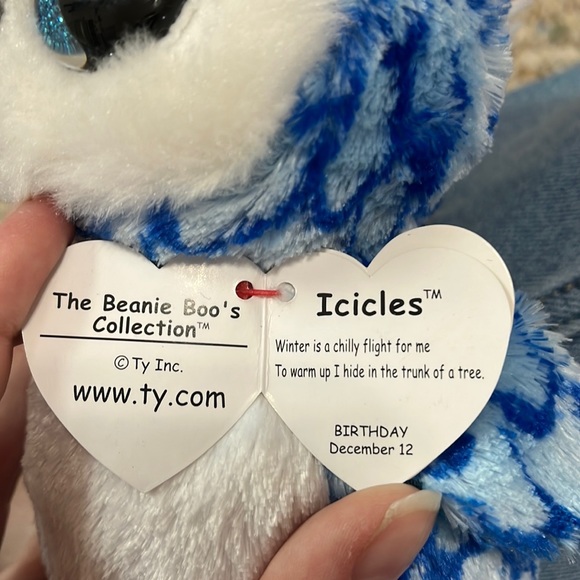 Santa beanie boo owl: ICICLES - Picture 3 of 4